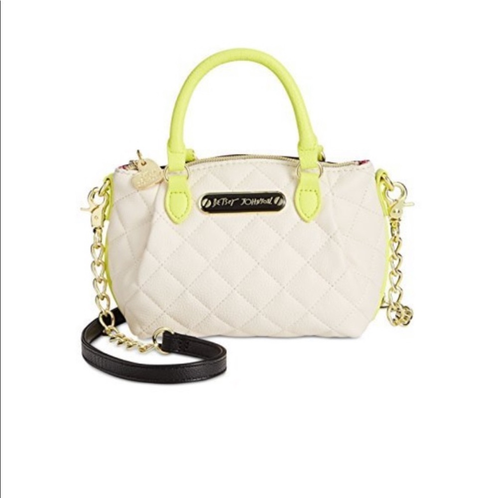 Betsy Johnson Quilted Mini Crossbody